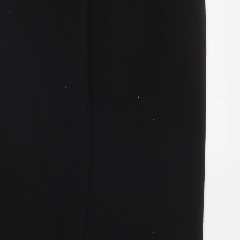Red Herring Womens Black Polyester Dress Pants Trousers Size 8 L30.5 in Regular Zip