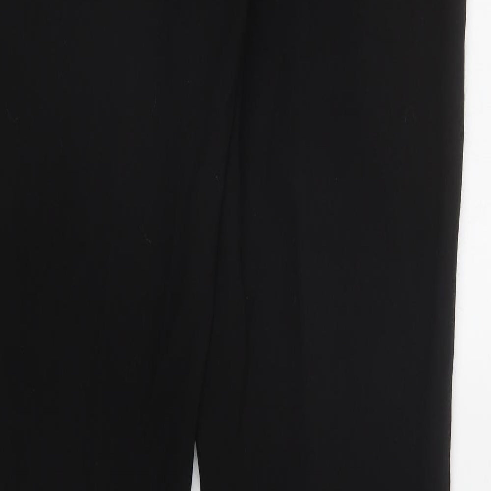 Red Herring Womens Black Polyester Dress Pants Trousers Size 8 L30.5 in Regular Zip