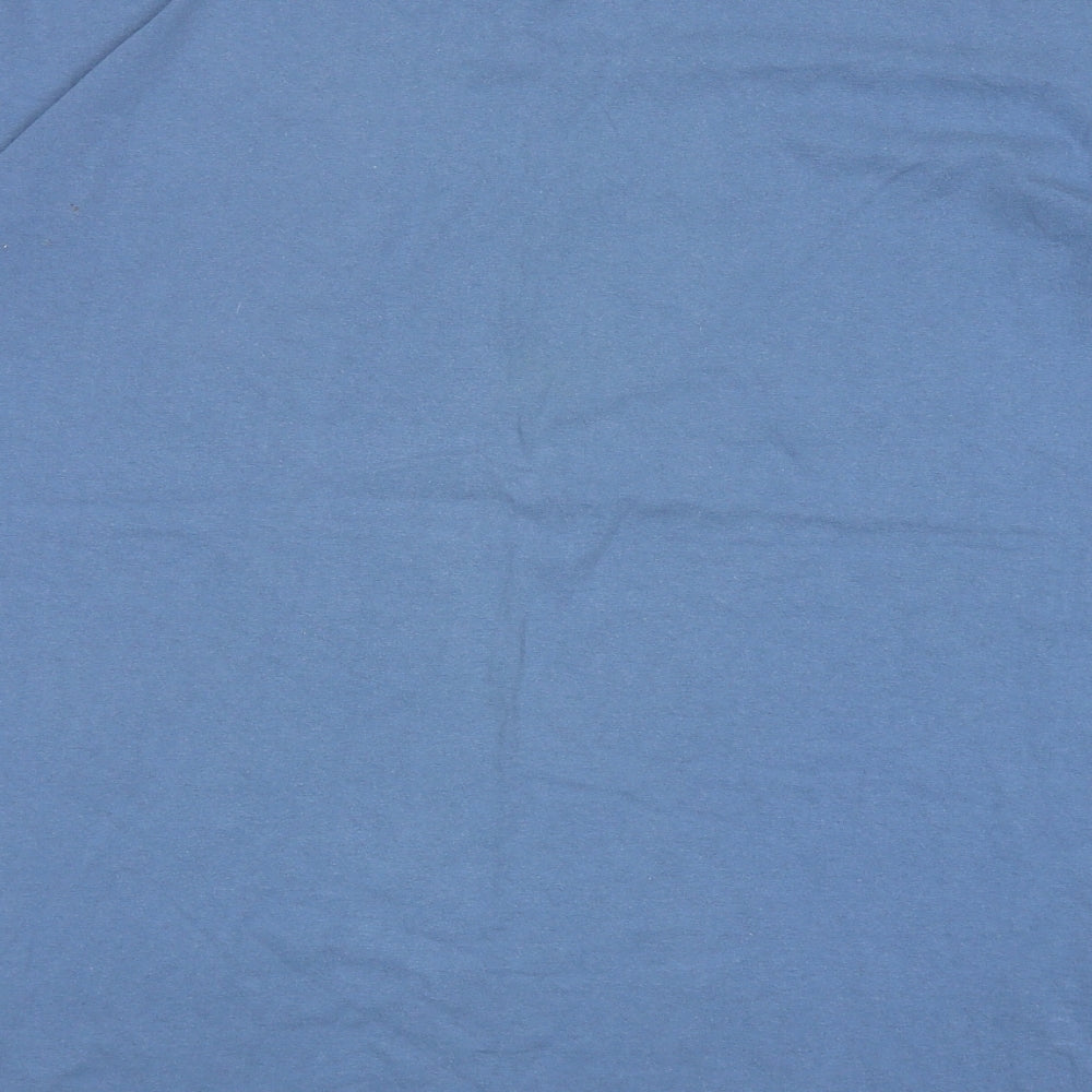 Star Wars Mens Blue Cotton T-Shirt Size L Round Neck - Lego Jedi