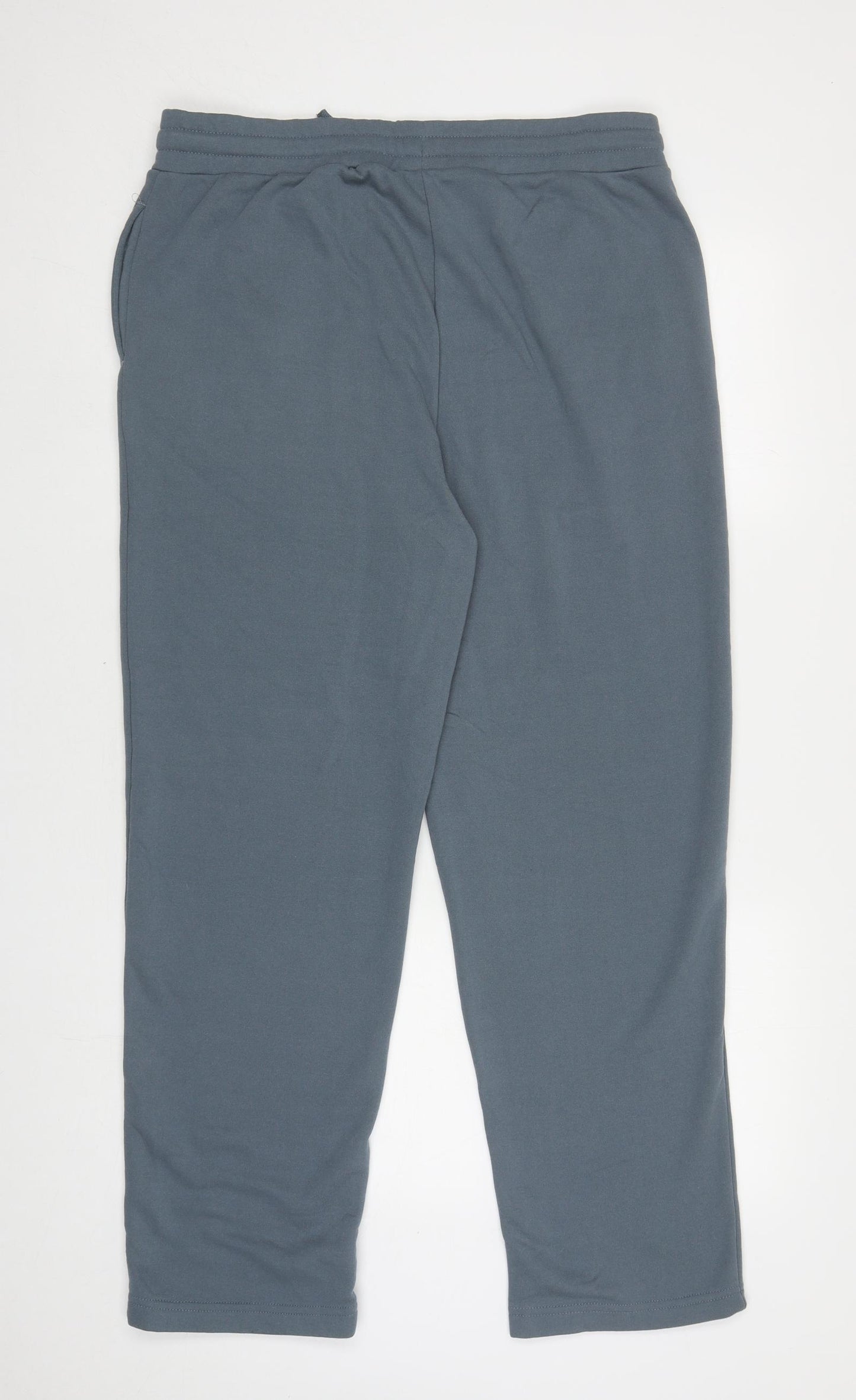Primark Womens Grey Cotton Jogger Trousers Size L L28.5 in Regular Drawstring