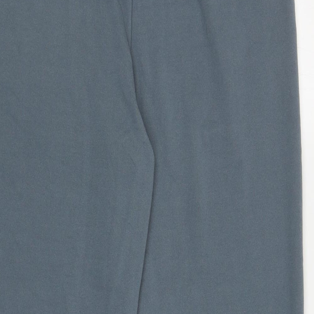 Primark Womens Grey Cotton Jogger Trousers Size L L28.5 in Regular Drawstring