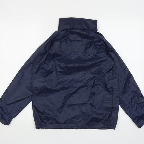 Wetplay Boys Blue Rain Coat Coat Size 7-8 Years Zip