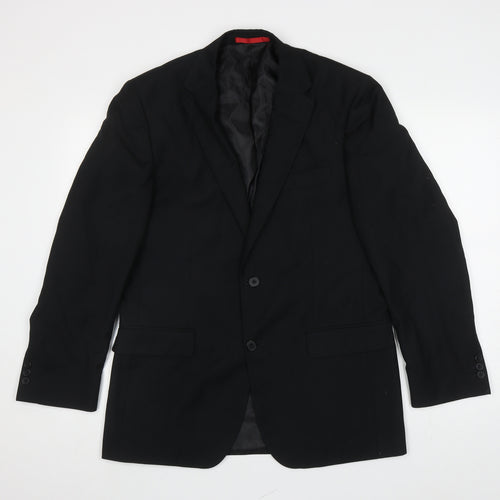 Burton Mens Black Polyester Jacket Suit Jacket Size L
