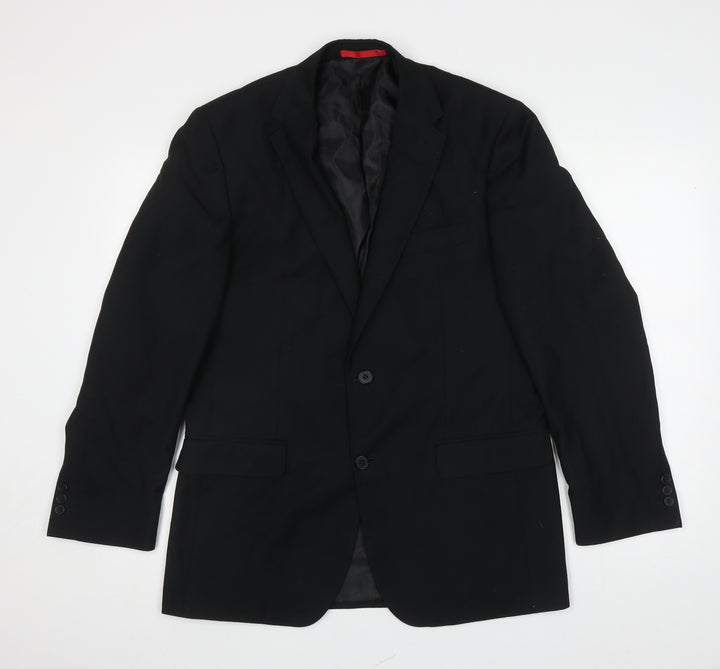 Burton Mens Black Polyester Jacket Suit Jacket Size L