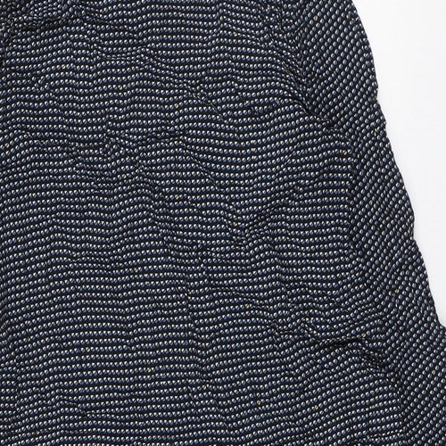 Minus Womens Black Geometric Polyester Jumper Dress Size S Round Neck Pullover