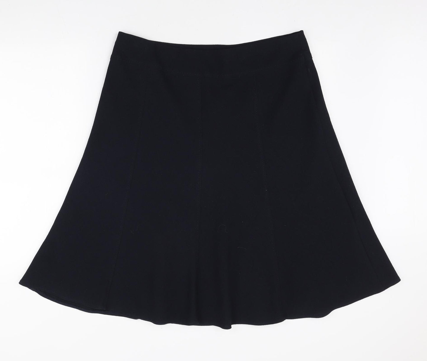 Marks and Spencer Womens Blue Polyester A-Line Skirt Size 16