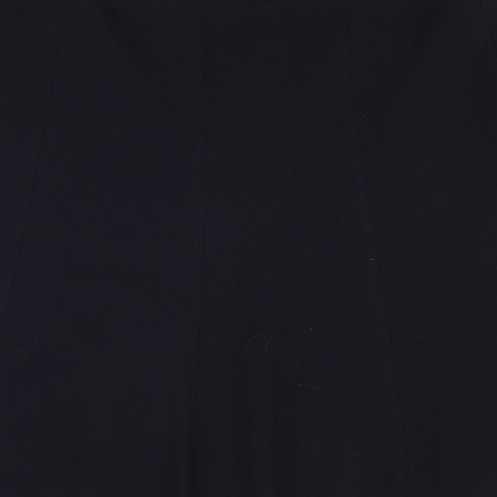 Marks and Spencer Womens Blue Polyester A-Line Skirt Size 16