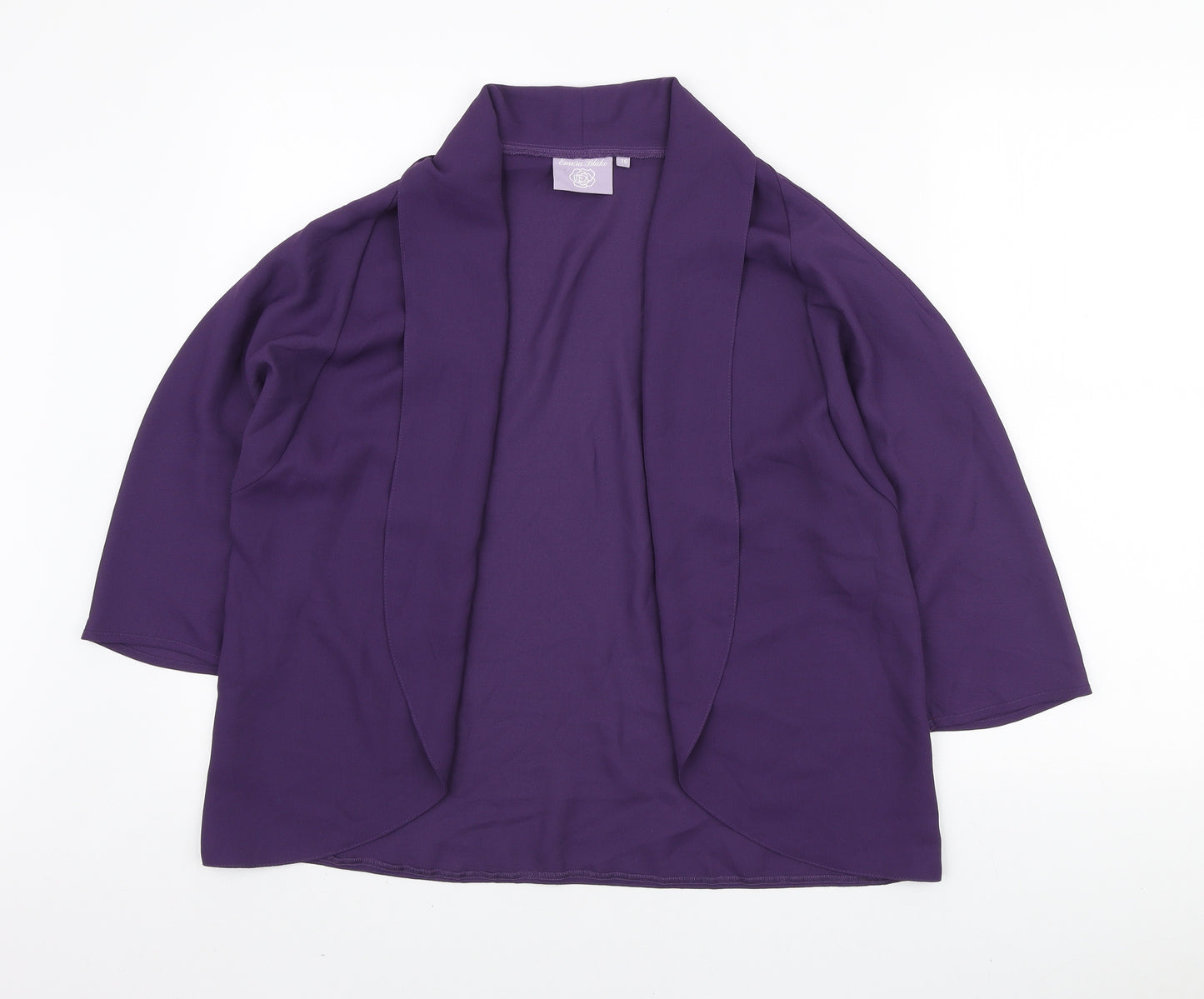 Emma Blake Womens Purple Jacket Blazer Size 16