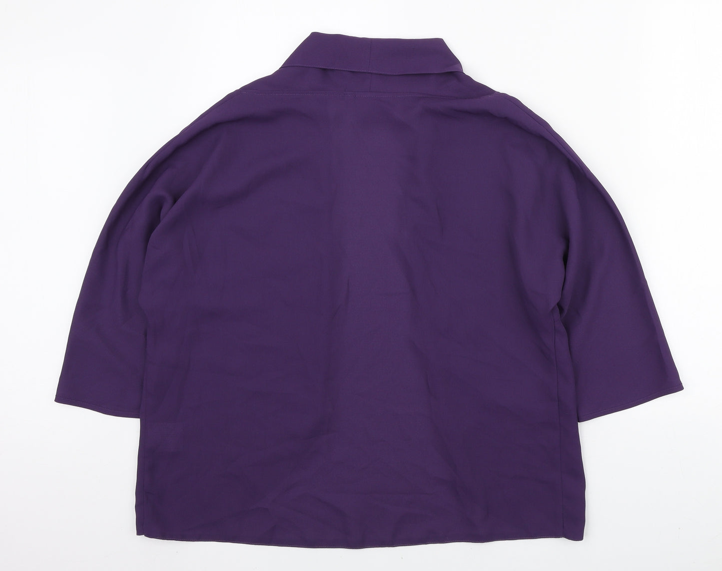Emma Blake Womens Purple Jacket Blazer Size 16