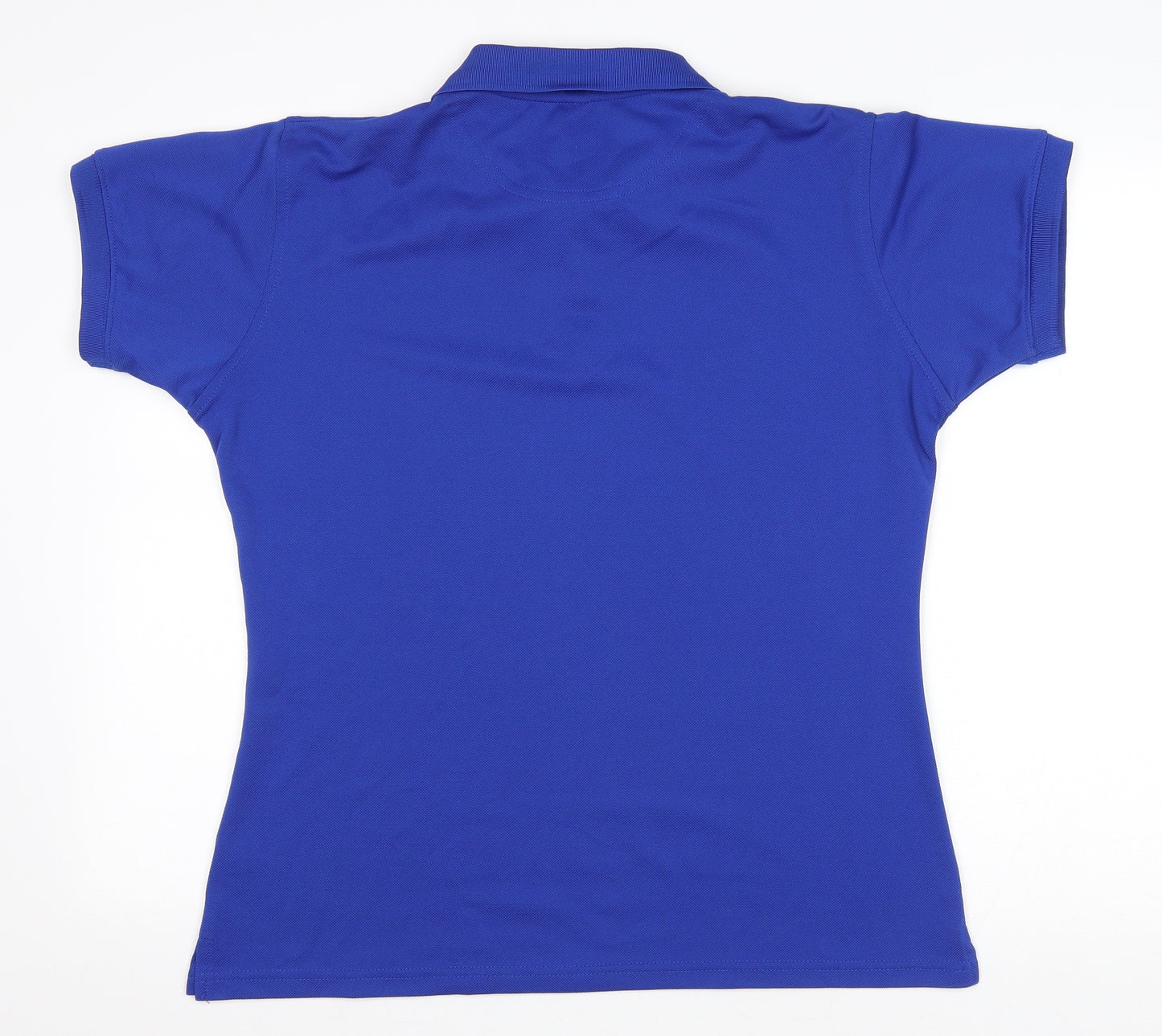 Henbury Womens Blue Polyester Basic Polo Size XL Collared