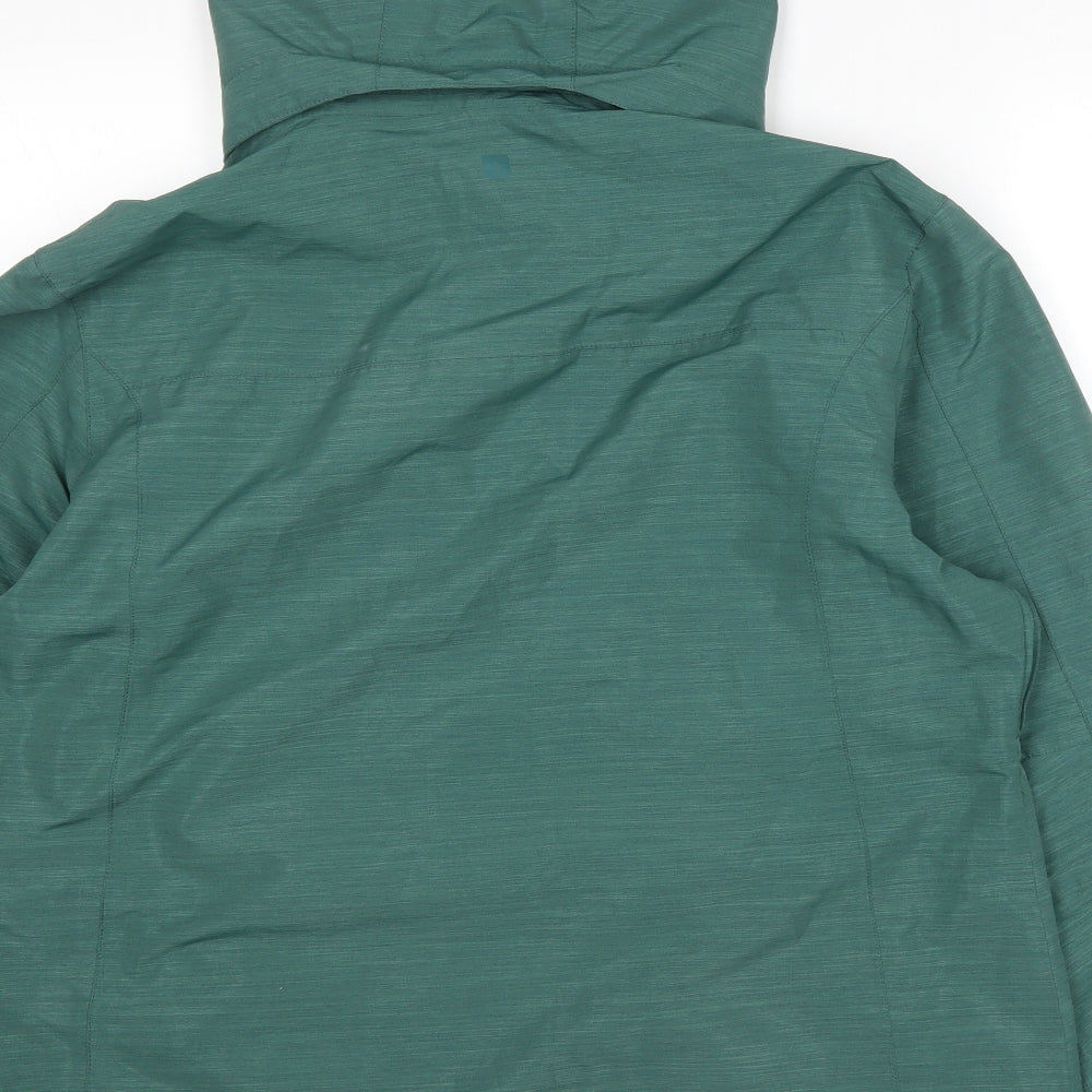 Mountain Warehouse Womens Green Anorak Coat Size 16 Zip