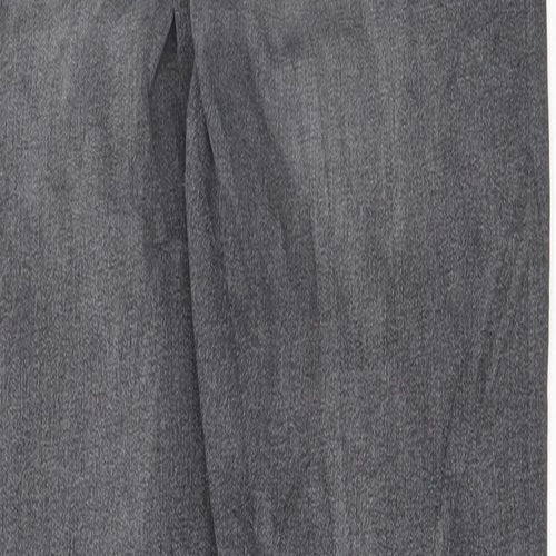 Topshop Womens Grey Cotton Skinny Jeans Size 28 in L32 in Regular Button