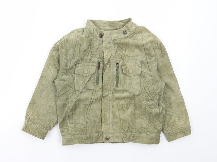 Gap Boys Green Jacket Size 5 Years Button