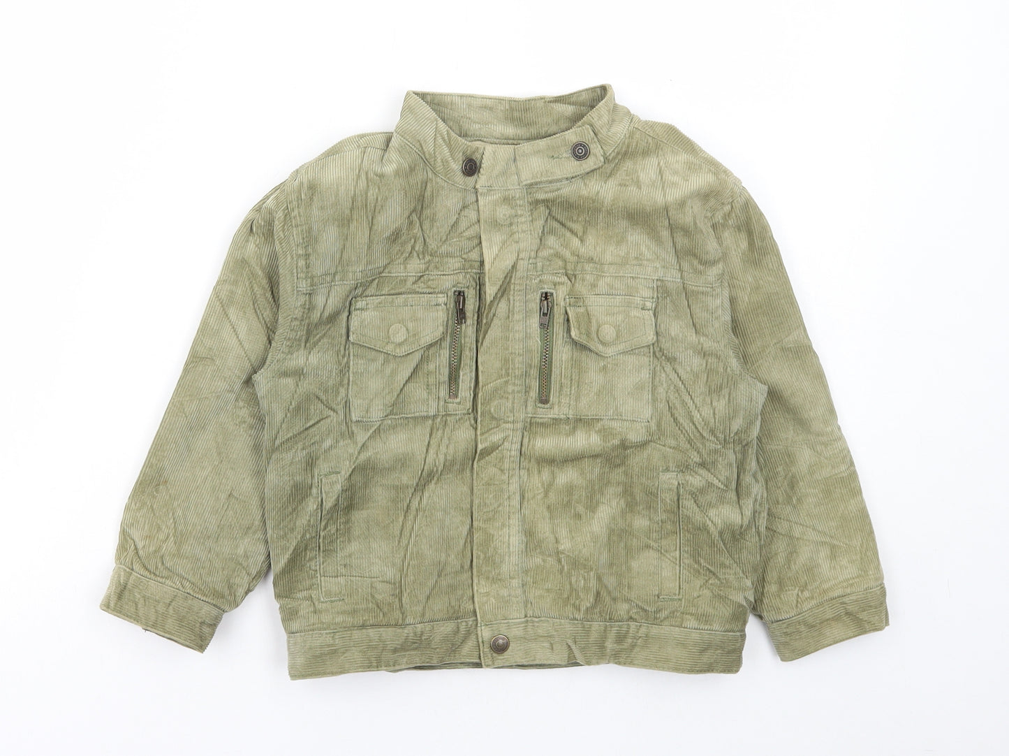 Gap Boys Green Jacket Size 5 Years Button