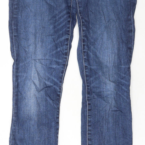 Gap Mens Blue Cotton Skinny Jeans Size 28 in L32 in Regular Button