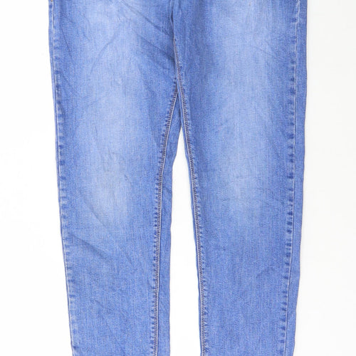 Denim & Co. Mens Blue Cotton Skinny Jeans Size 30 in L30 in Regular Button