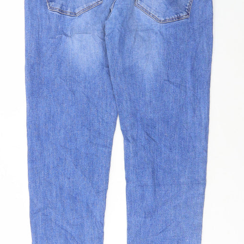 Denim & Co. Mens Blue Cotton Skinny Jeans Size 30 in L30 in Regular Button