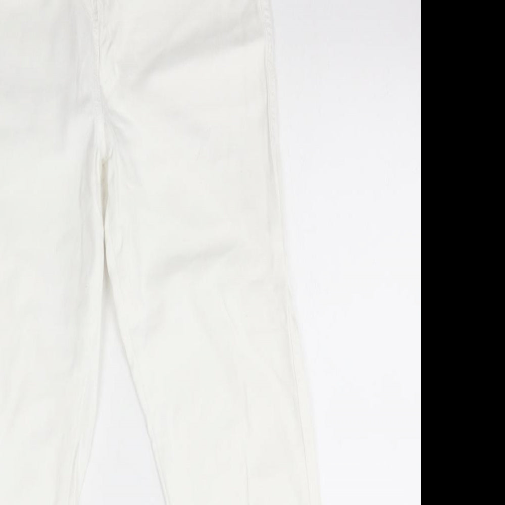 George Womens White Cotton Jegging Jeans Size 12 L30 in Regular