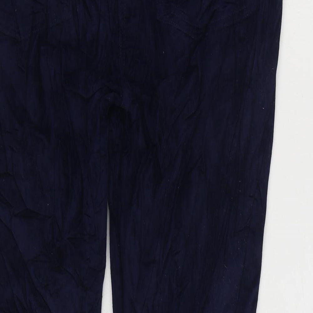 V By Very Womens Blue Polyester Skinny Jeans Size 14 L28 in Regular Zip