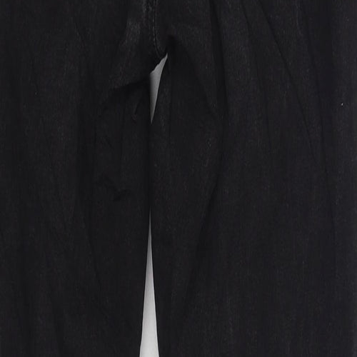 Topshop Womens Black Cotton Skinny Jeans Size 26 in L30 in Regular Zip