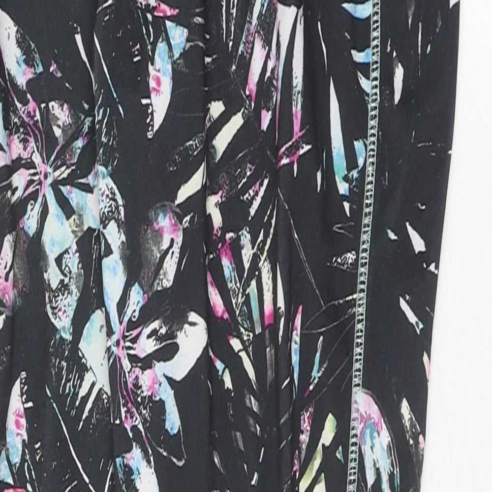 Primark Womens Multicoloured Geometric Polyester Capri Leggings Size M L35 in