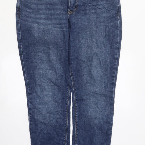 Lee Mens Blue Cotton Skinny Jeans Size S L35 in Slim Zip