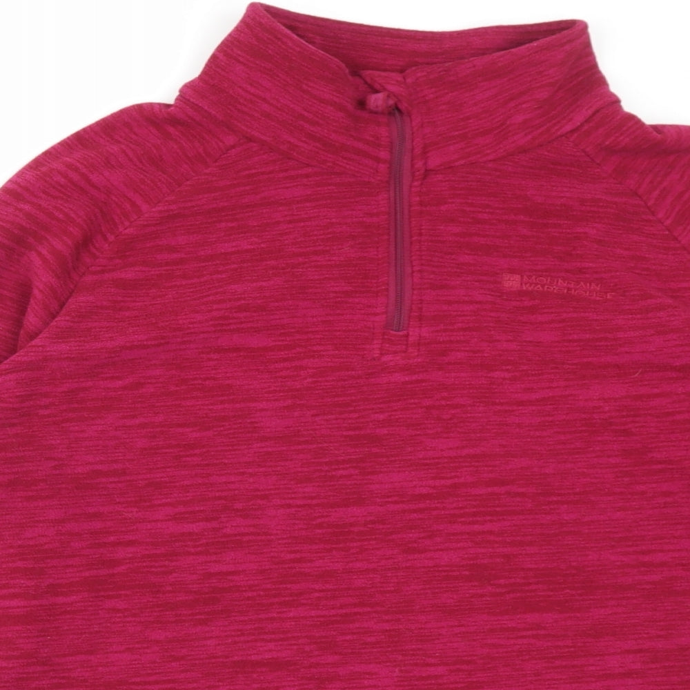 Mountain Warehouse Womens Pink Jacket Size 16 Zip