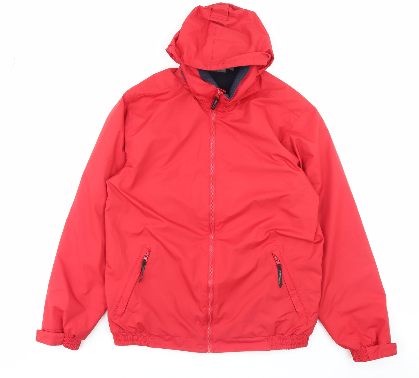 Regatta Mens Red Rain Coat Coat Size L Zip