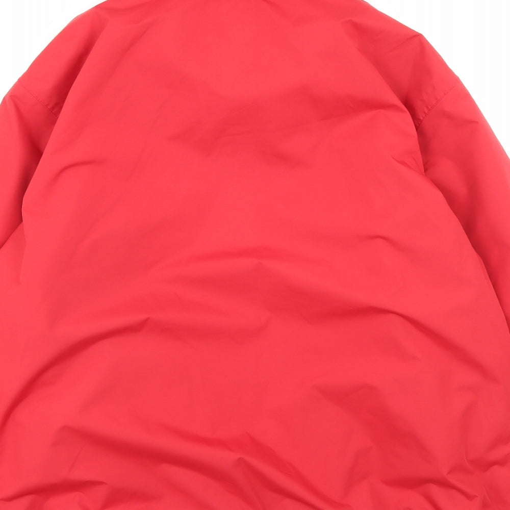Regatta Mens Red Rain Coat Coat Size L Zip