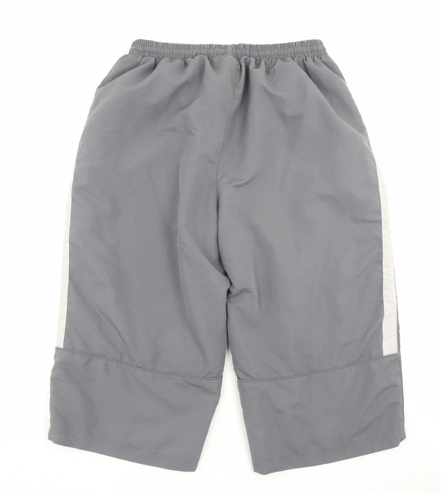 Slazenger Mens Grey Polyester Sweat Shorts Size XL L16 in Regular Drawstring