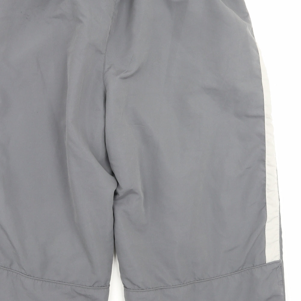 Slazenger Mens Grey Polyester Sweat Shorts Size XL L16 in Regular Drawstring