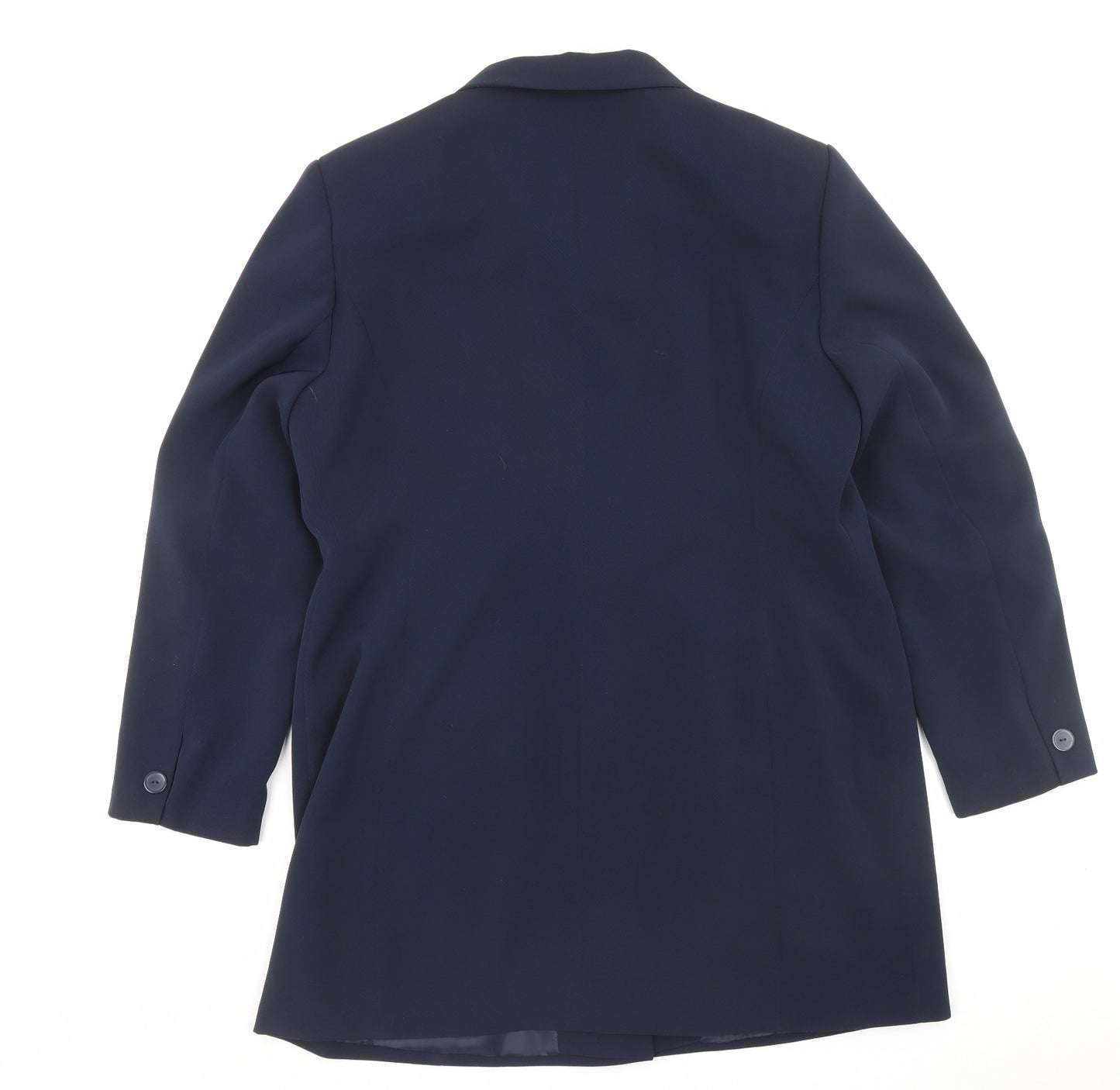 AMARANTO Womens Blue Jacket Blazer Size 18 Button