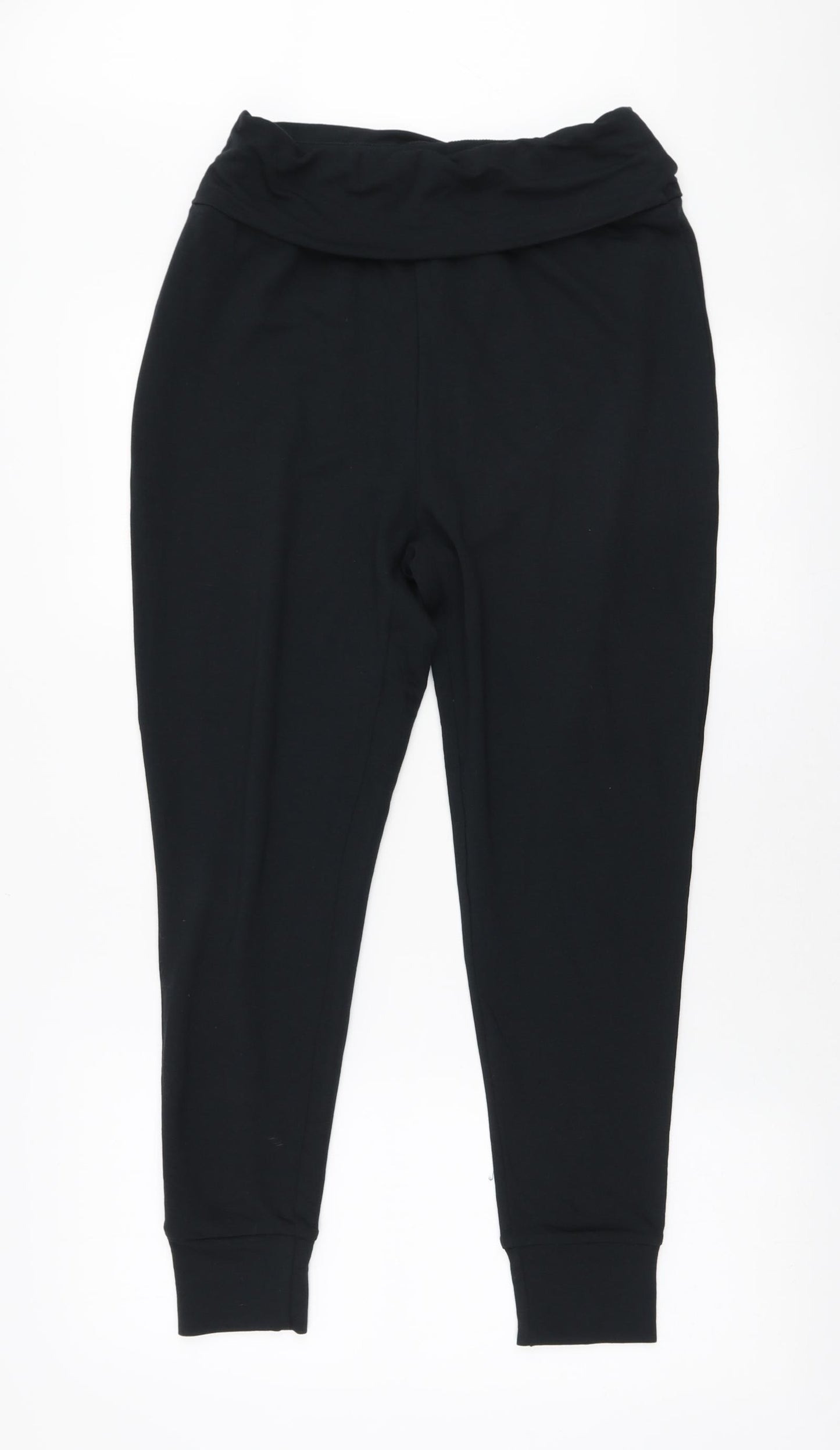 John Lewis Womens Black Polyester Jogger Leggings Size S L26 in