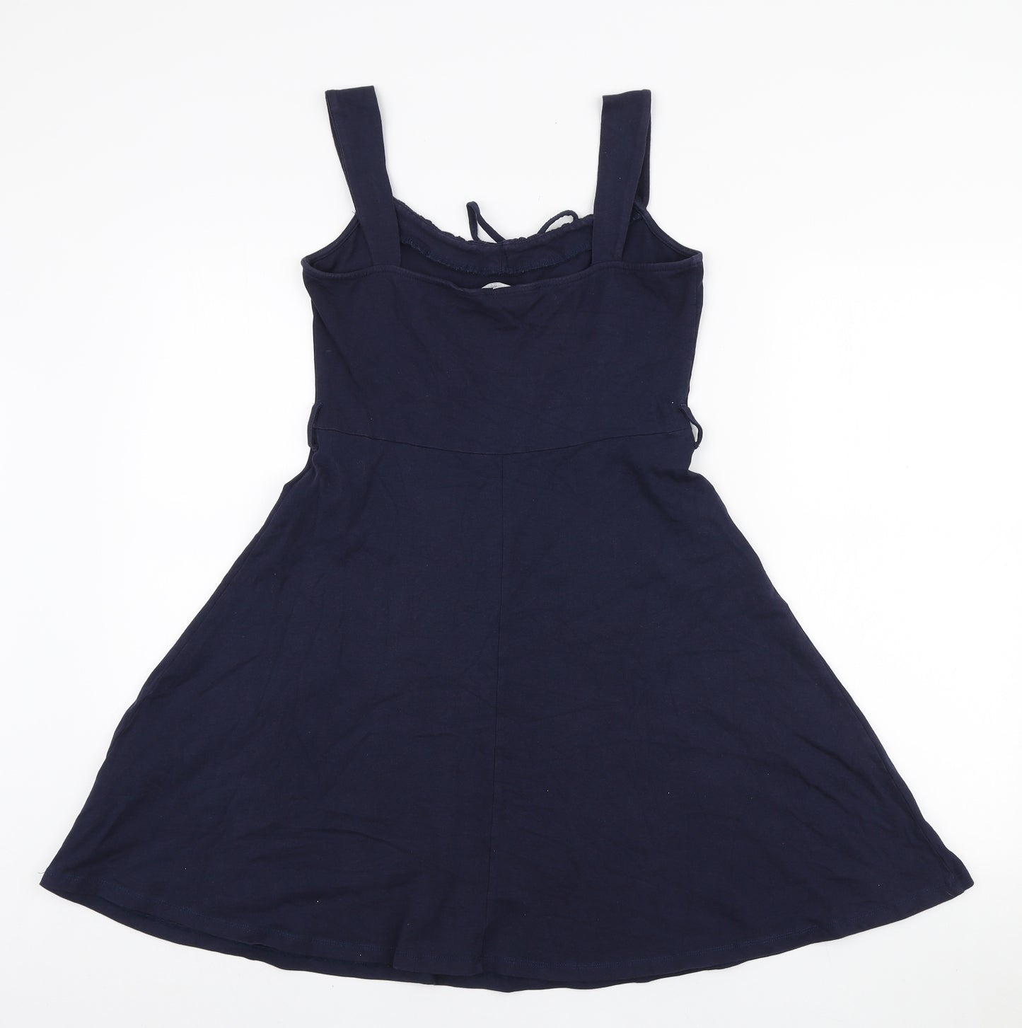 Dorothy Perkins Womens Blue Cotton A-Line Size 10 Sweetheart Pullover
