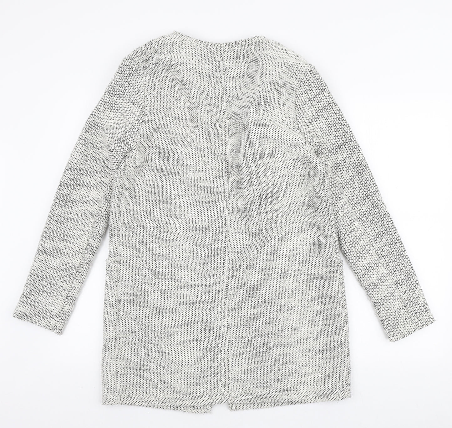 New Look Womens White Jacket Coatigan Size 12