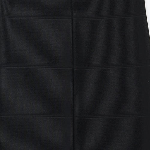 In the Style Womens Black Polyester Bodycon Size 10 Off the Shoulder Pullover