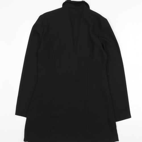 Roman Originals Womens Black Jacket Blazer Size 10 Button