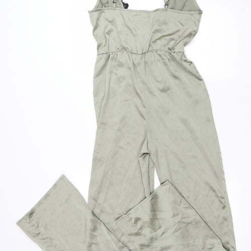 In the Style Womens Green Polyester Jumpsuit One-Piece Size 6 L32 in Pullover - Lace trim