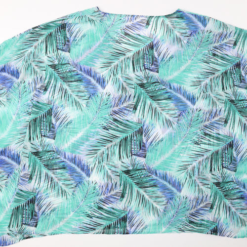 Now Womens Multicoloured Floral Polyester Cover Up Size S
