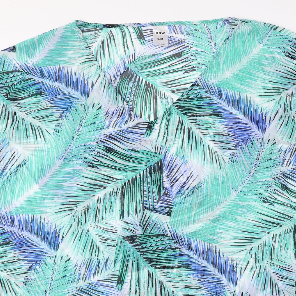 Now Womens Multicoloured Floral Polyester Cover Up Size S