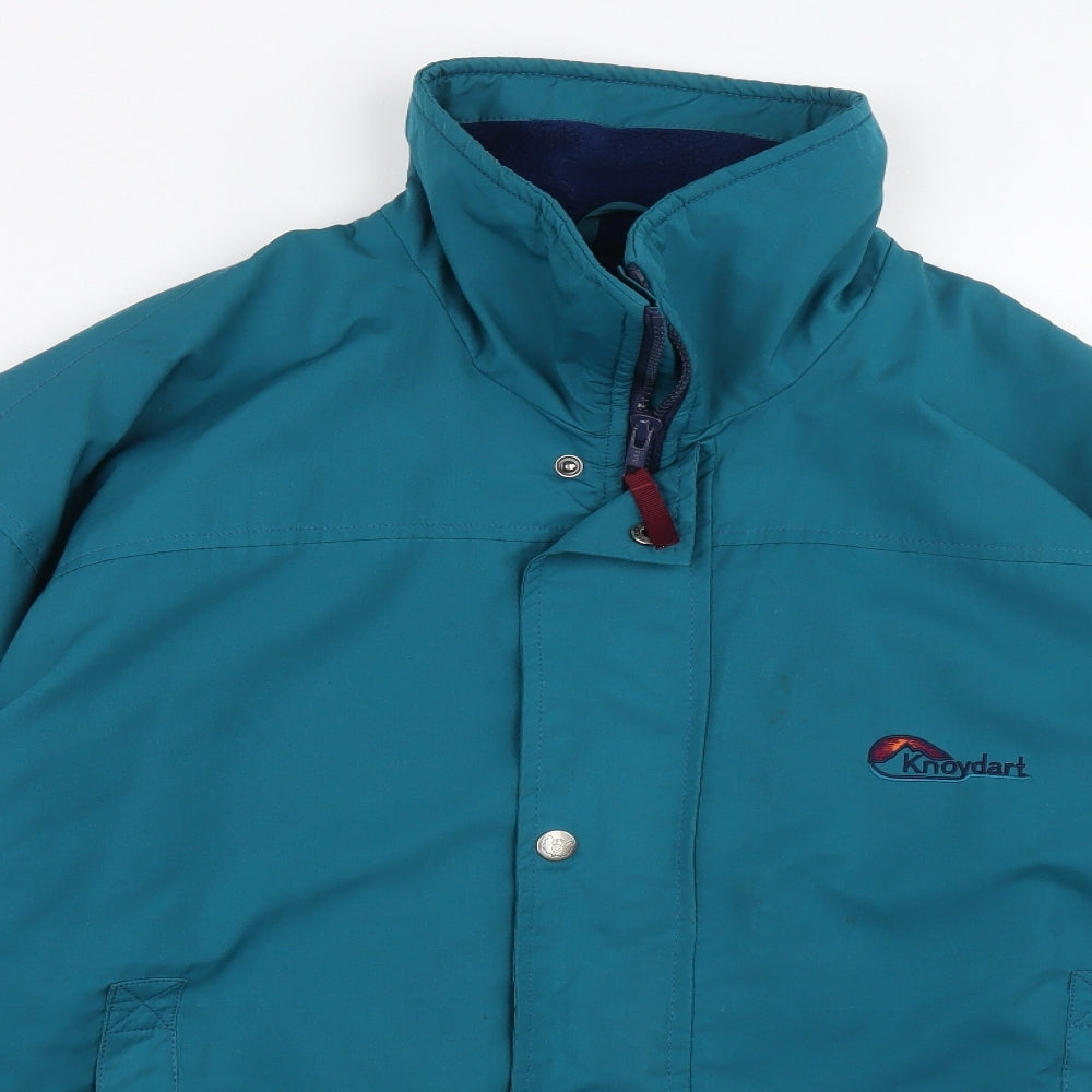 Knoydart Mens Blue Anorak Coat Size S Zip