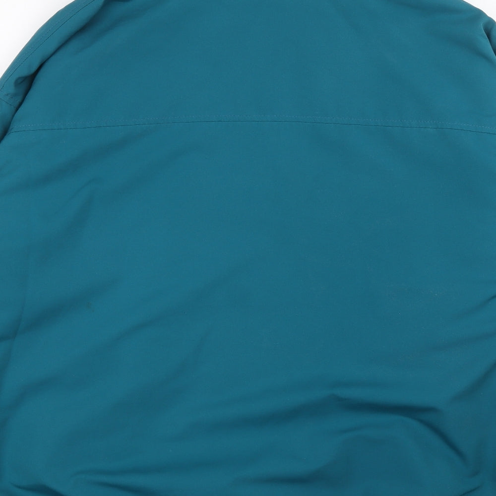 Knoydart Mens Blue Anorak Coat Size S Zip
