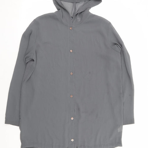 Kappahl Womens Grey Jacket Size 12 Button