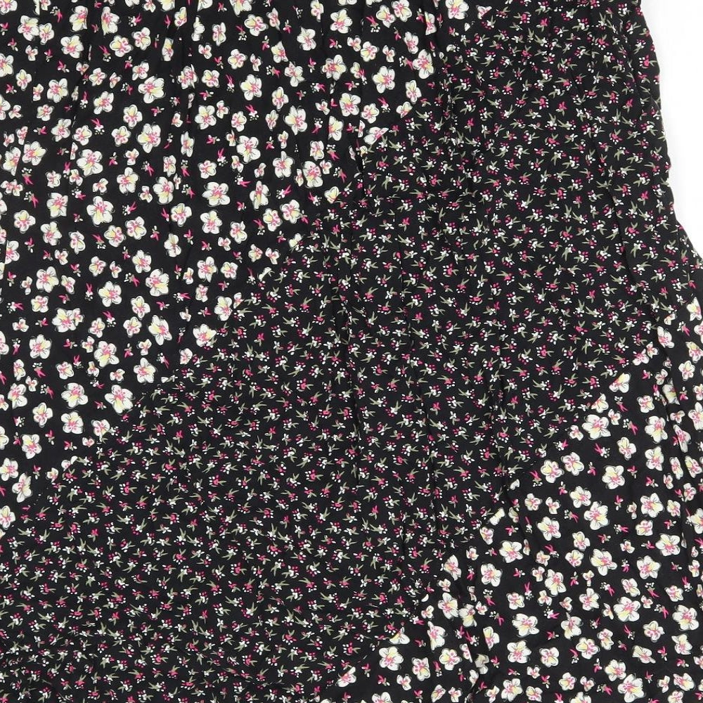 Isle Collections Womens Multicoloured Floral Viscose Flare Skirt Size 22