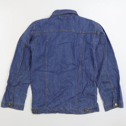 Five States Womens Blue Jacket Size S Button