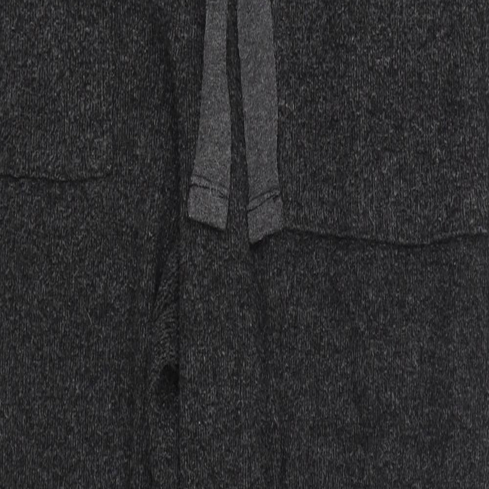 F&F Womens Grey Polyester Jogger Trousers Size 10 L28 in Regular Drawstring