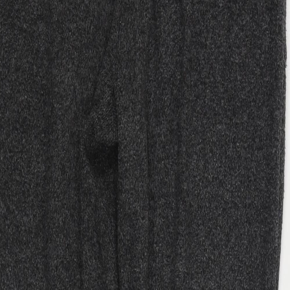 F&F Womens Grey Polyester Jogger Trousers Size 10 L28 in Regular Drawstring
