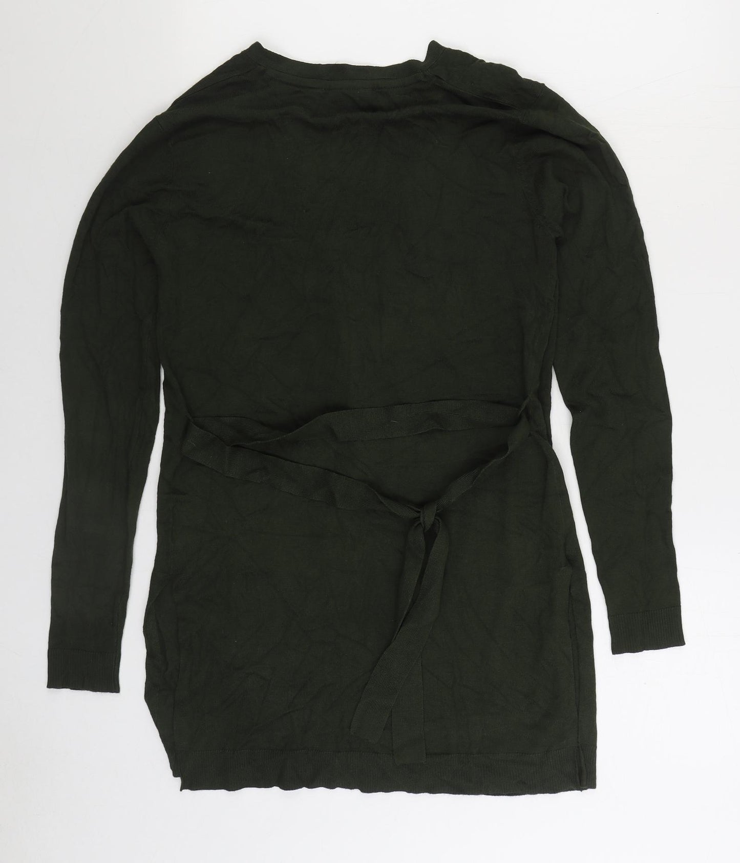 Select Womens Green V-Neck Viscose Cardigan Jumper Size 12