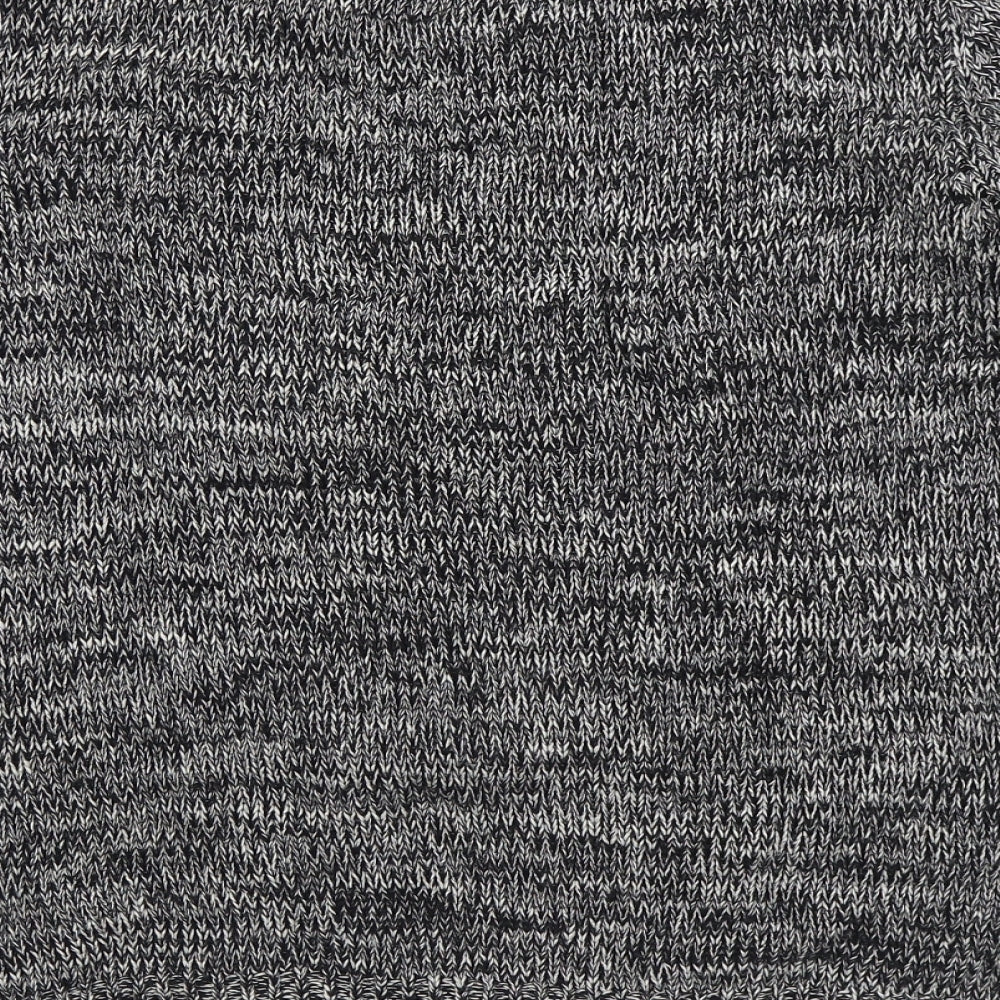 Marks and Spencer Womens Grey Round Neck Viscose Pullover Jumper Size 14 - Polar Bear