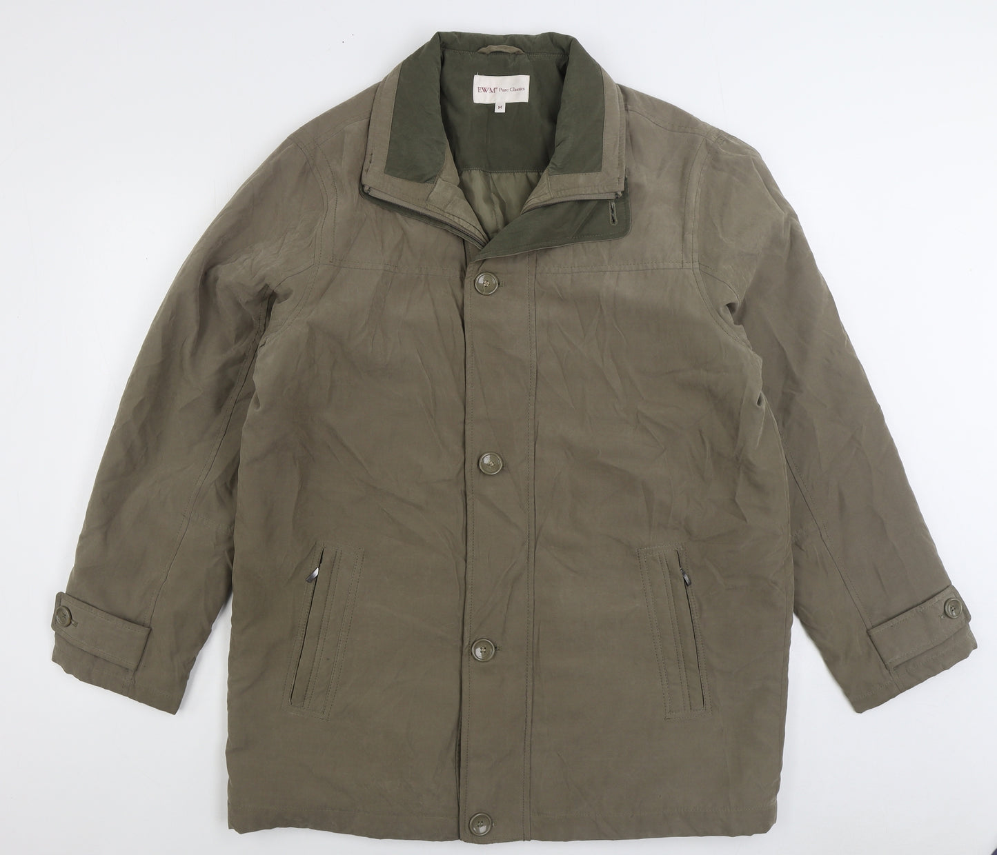 EWM Mens Green Jacket Size M Zip